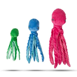 AFP Multicolor plush octopus(3 color asst.)-M