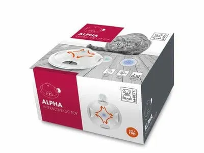 ALPHA Interactive Cat Toy - White