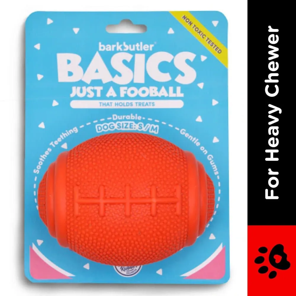 Barkbutler Just a Football Chew Toy for Dogs