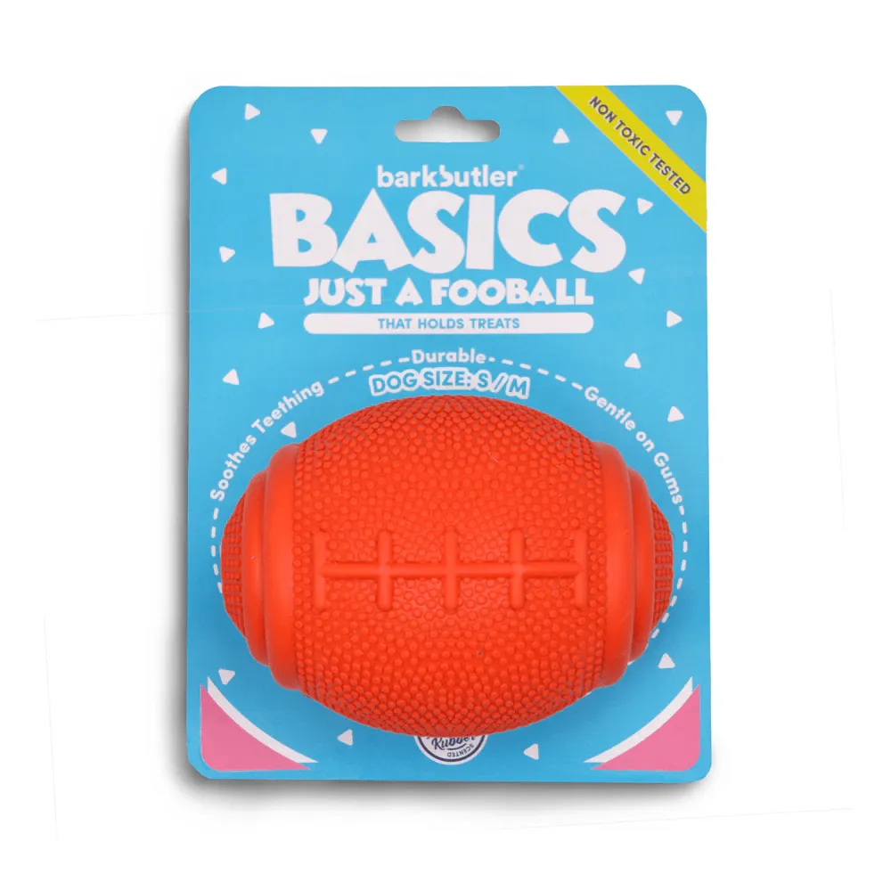 Barkbutler Just a Football Chew Toy for Dogs