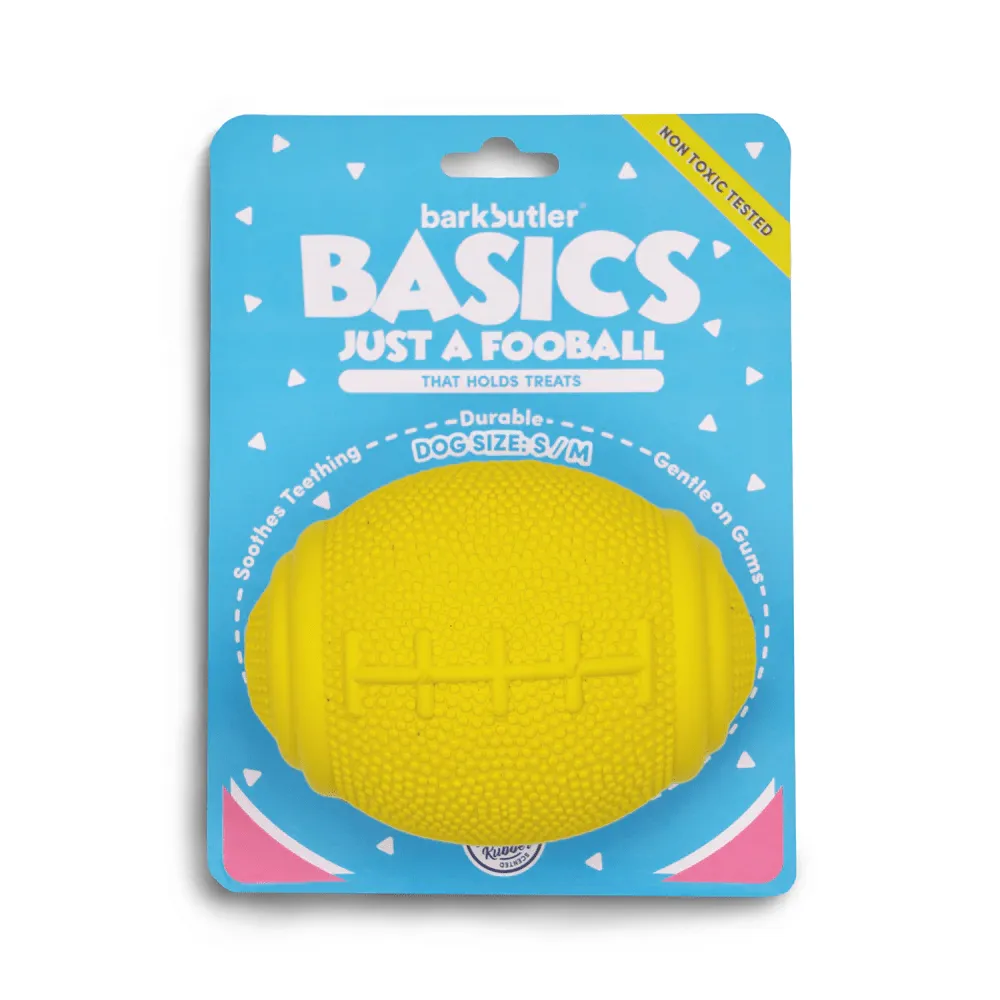 Barkbutler Just a Football Chew Toy for Dogs