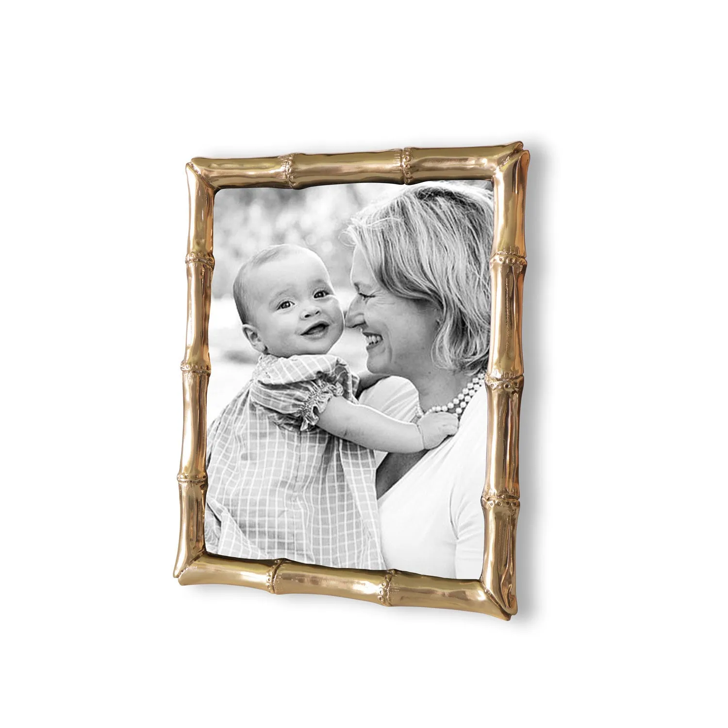 Beatriz Ball Sierra Modern Bamboo 8 x 10 Frame in Gold