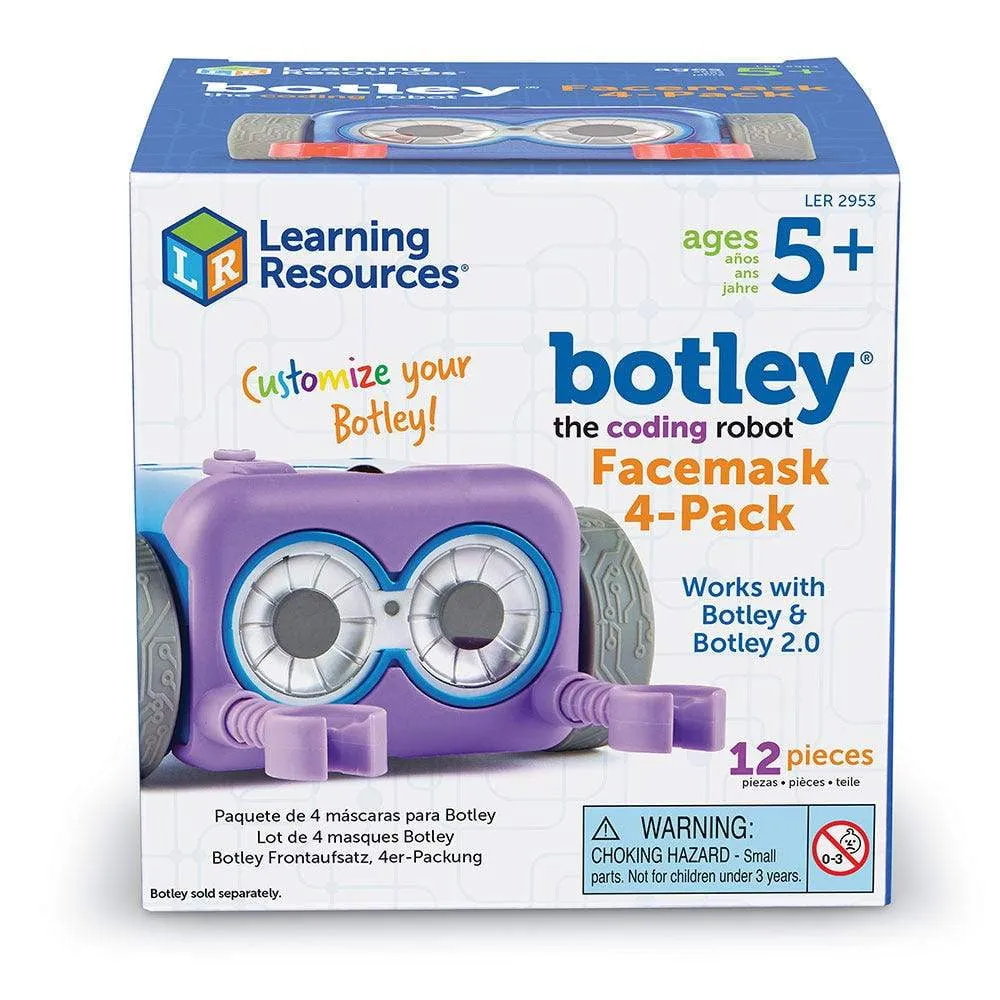 Botley® the Coding Robot Facemask 4-Pack