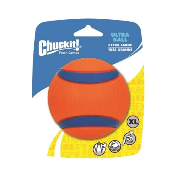 Chuckit! 170401 Dog Toy, XL, Rubber, Blue/Orange