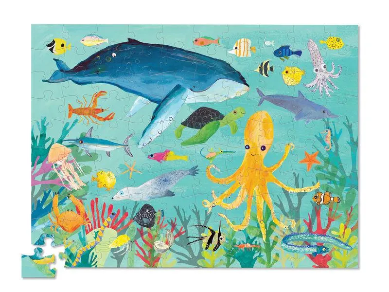 Crocodile Creek - 36 Animal 100pc - Ocean Animals