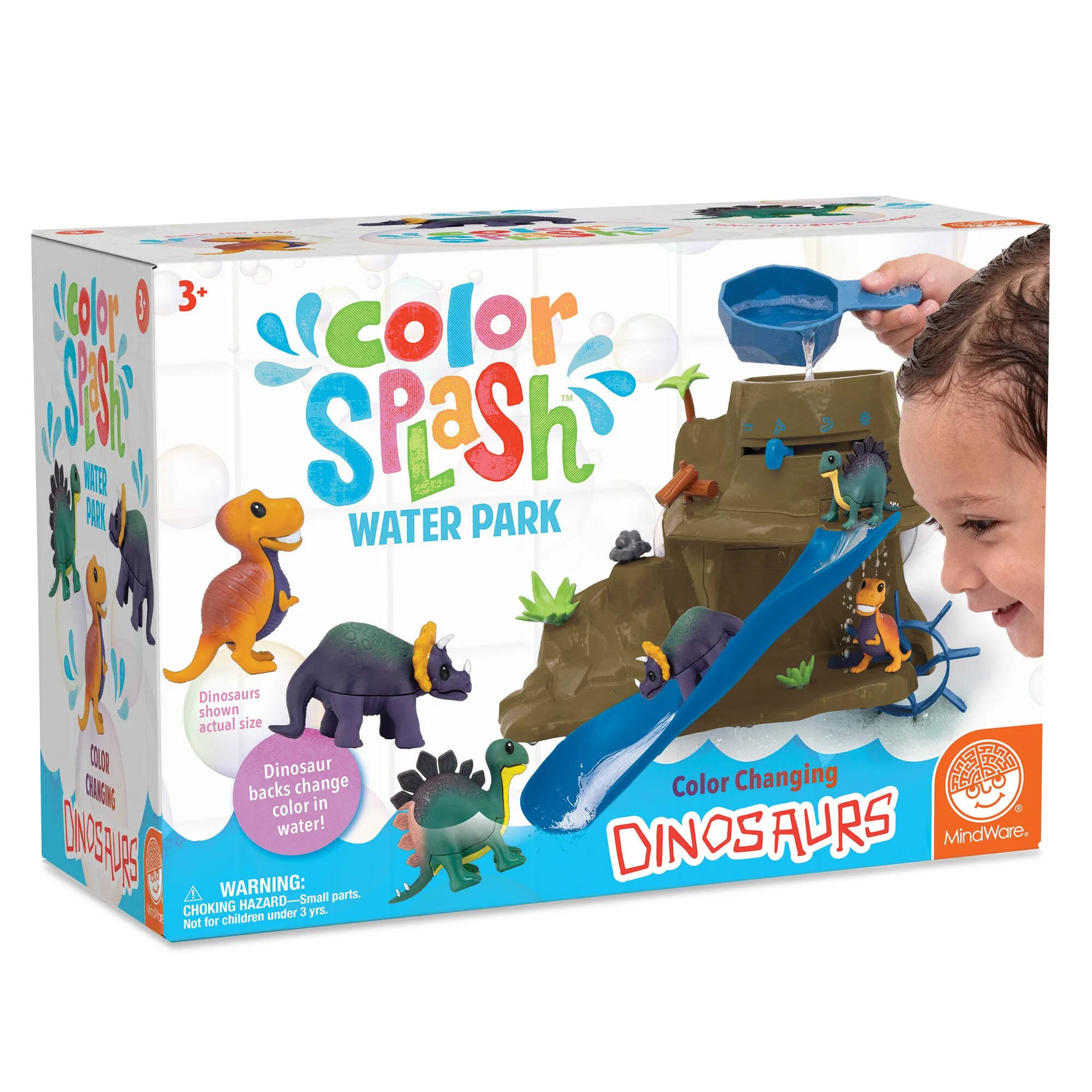 Dinosaur Color Splash Water Park Bath Toy Set