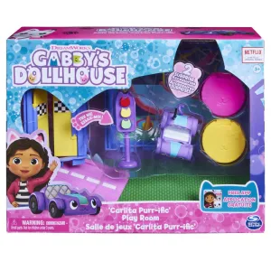 Dreamworks Gabby's Dollhouse Deluxe Room Carlita Purr-Ific Play Room