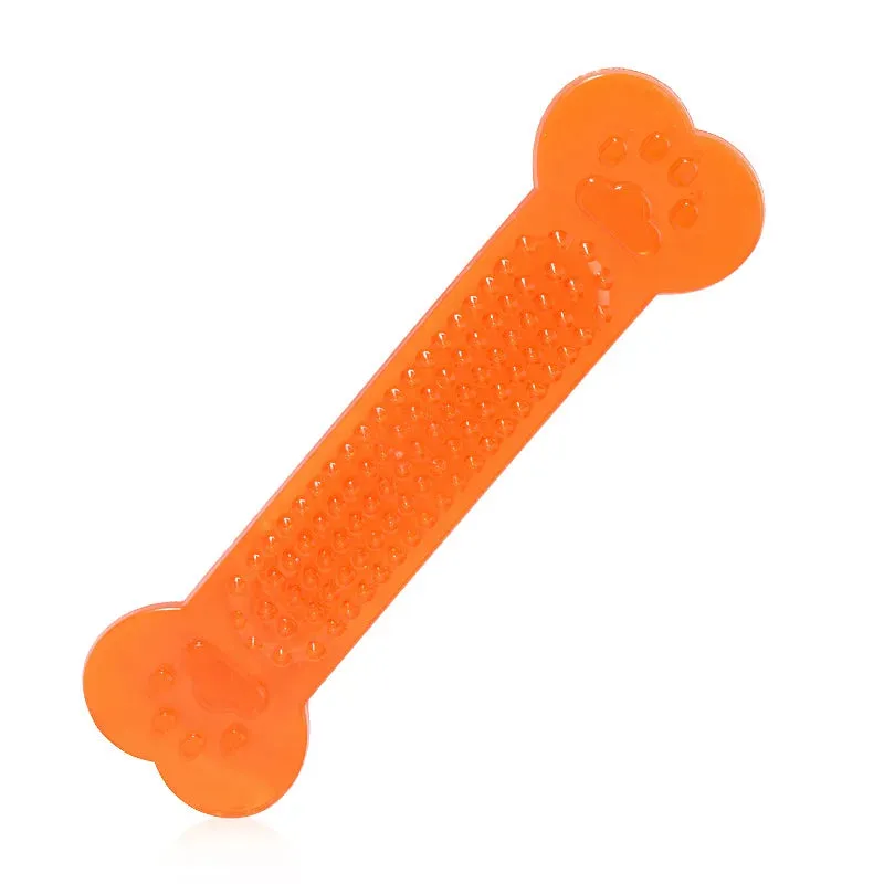 Durable Rubber Bone Chew Toy for Dogs - Dental Health & Boredom Relief