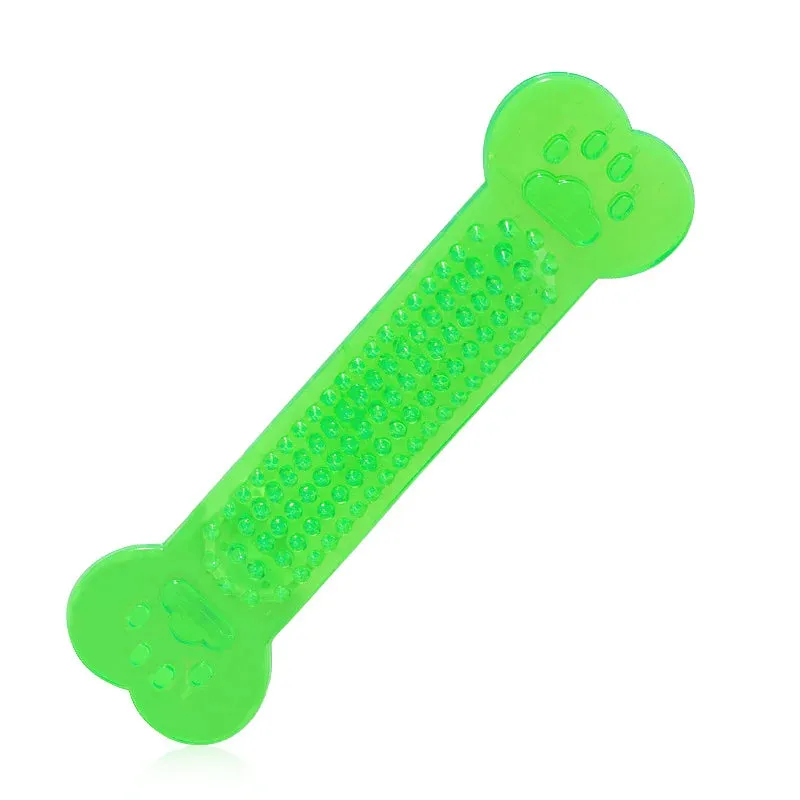 Durable Rubber Bone Chew Toy for Dogs - Dental Health & Boredom Relief