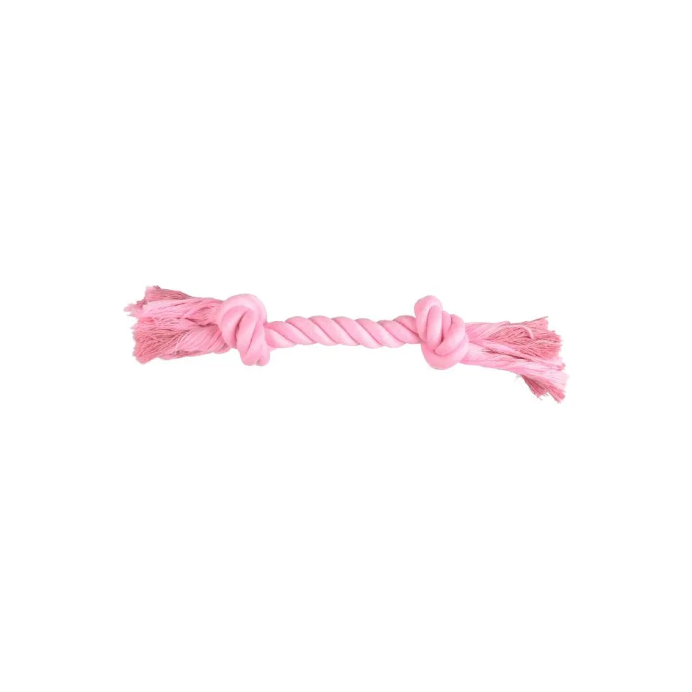 Flamingo Small Dog Cub Knotted Rope Izra Pink Dog Toy 20cm