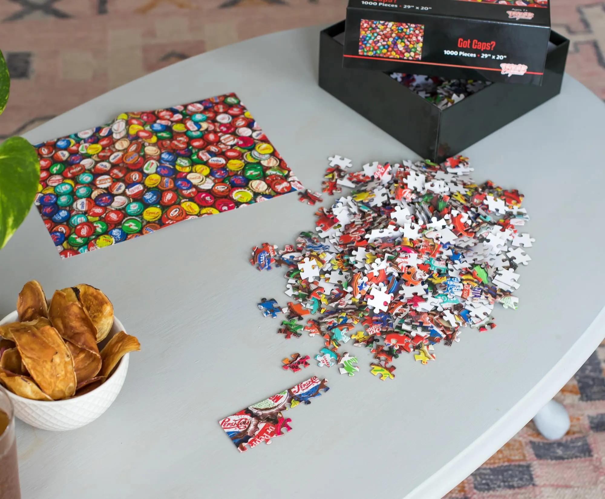 Got Caps? Soda Bottle Cap Puzzle For Adults And Kids | 1000 Piece Jigsaw Puzzle