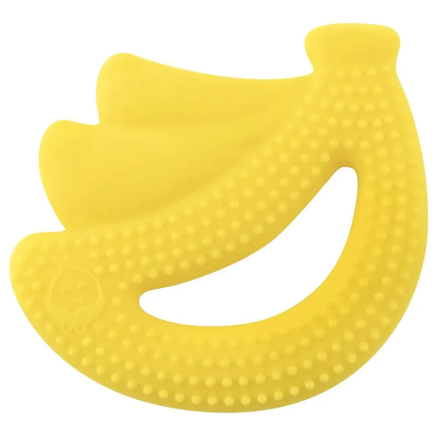 Green Sprouts Silicone Fruit Teether-Banana