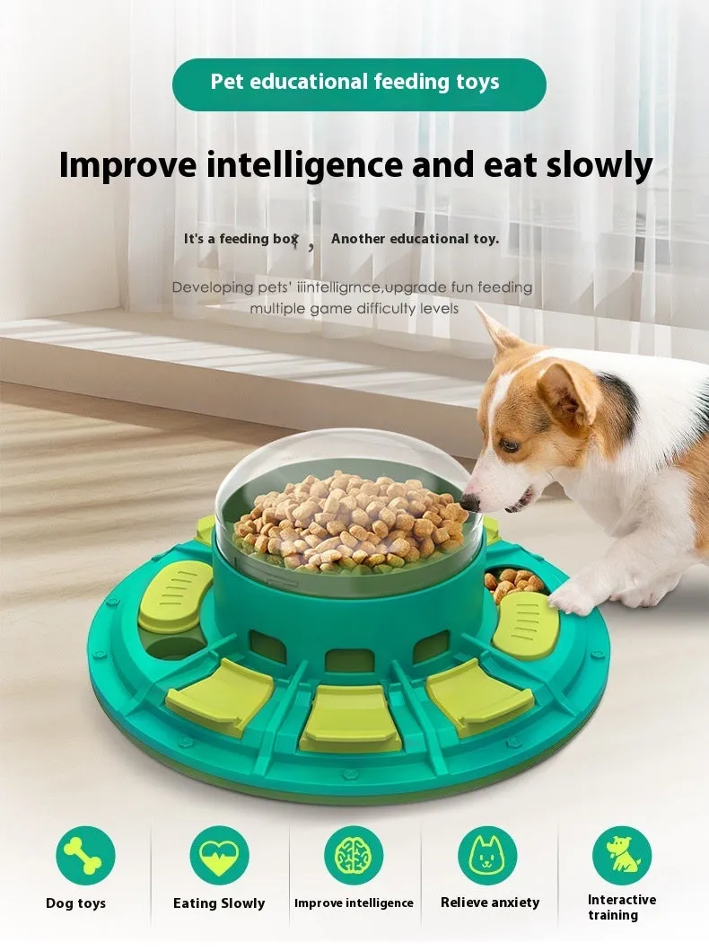 Interactive Dog Puzzle Toy For IQ Improvement And Slow Feeding Suitable For All Sizes Pets Nutritious Diet-Friendly Non-Electric Plastic Pets Game Pet Products