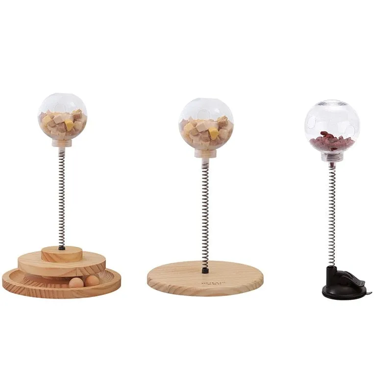 Interactive Swinging Cat Toys Feeders