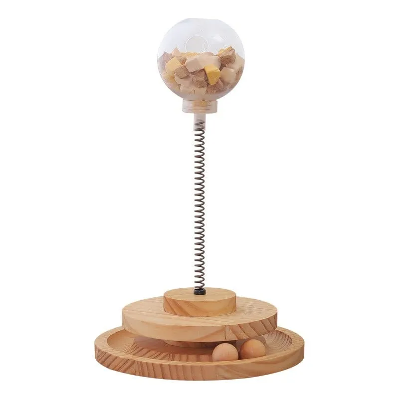 Interactive Swinging Cat Toys Feeders