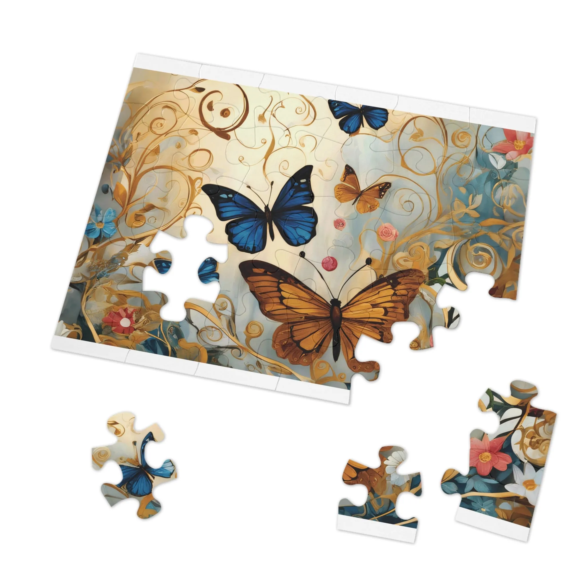 Jigsaw Puzzle, Butterfly, Personalised/Non-Personalised (30, 110, 252, 500,1000-Piece)