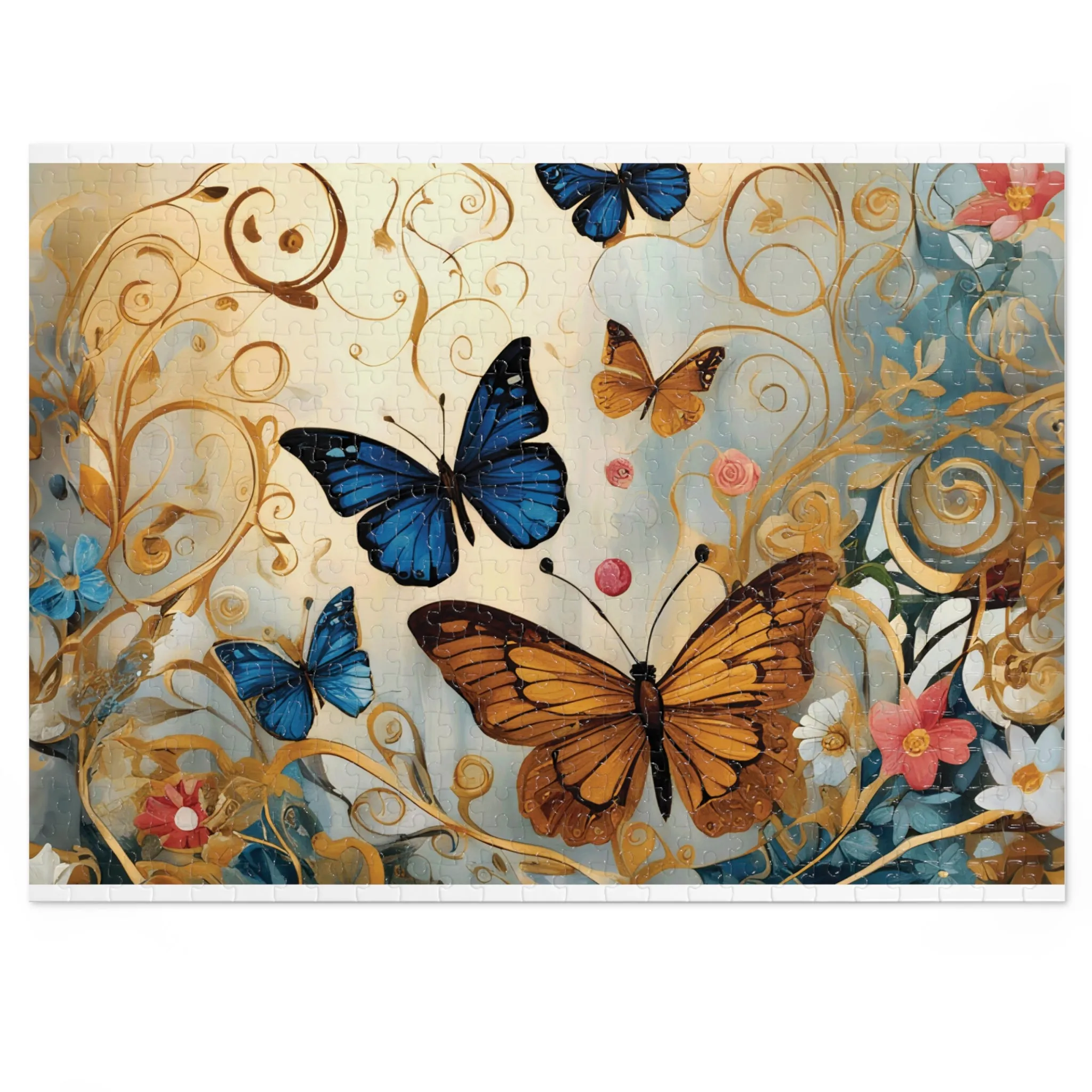 Jigsaw Puzzle, Butterfly, Personalised/Non-Personalised (30, 110, 252, 500,1000-Piece)