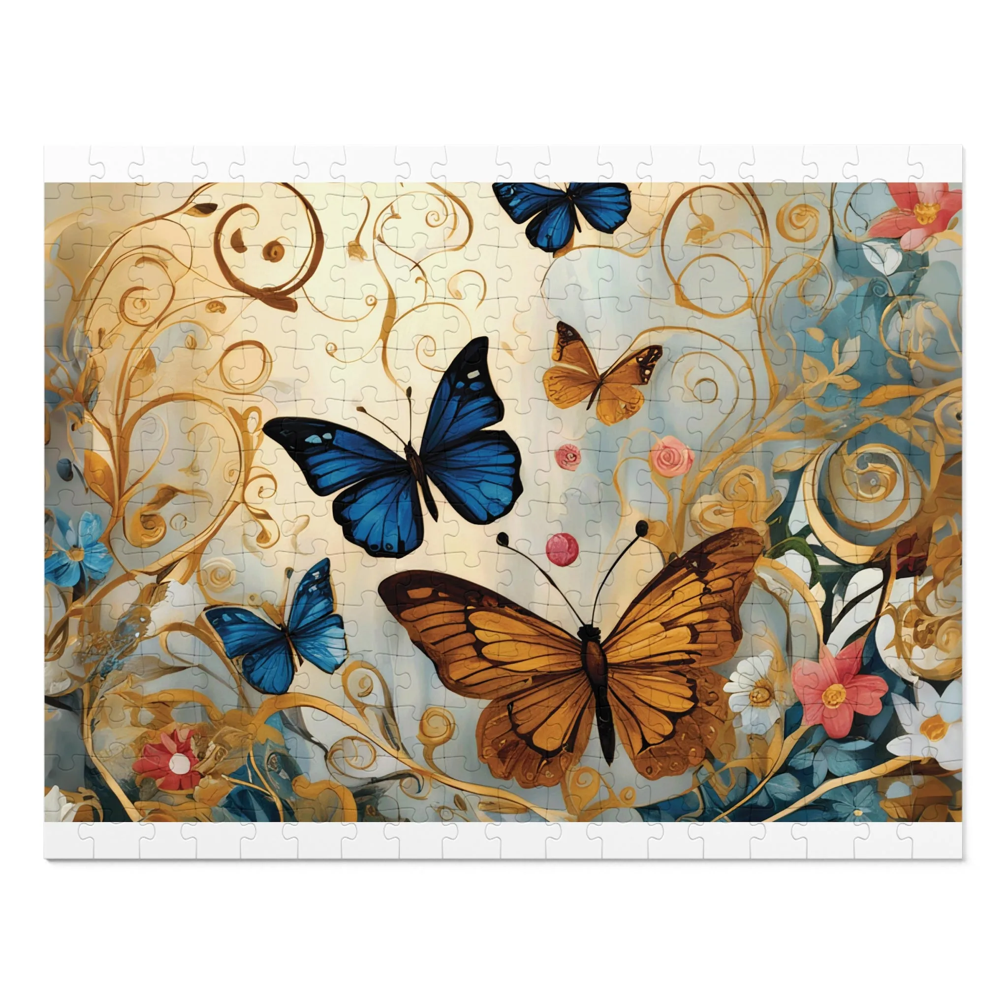 Jigsaw Puzzle, Butterfly, Personalised/Non-Personalised (30, 110, 252, 500,1000-Piece)