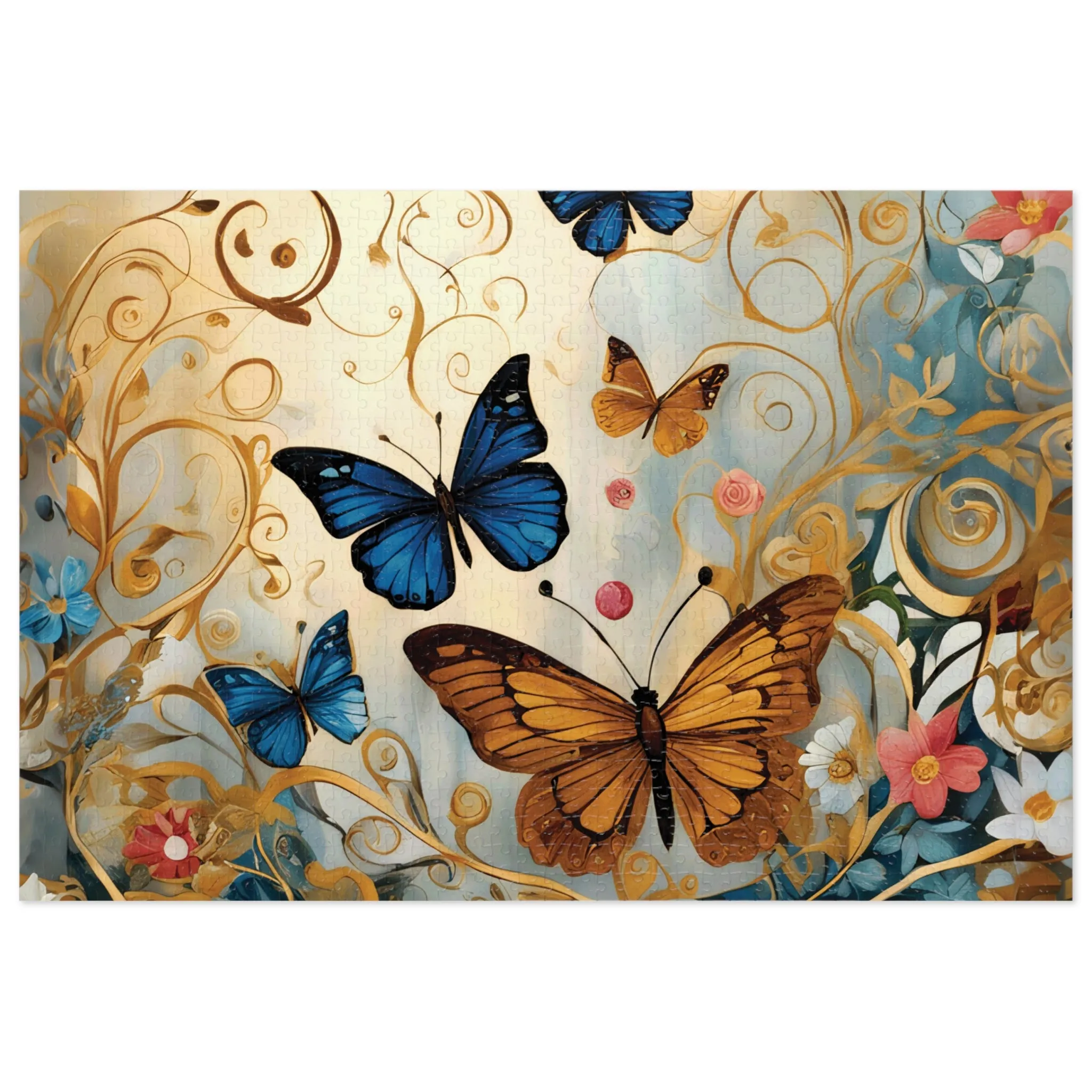 Jigsaw Puzzle, Butterfly, Personalised/Non-Personalised (30, 110, 252, 500,1000-Piece)