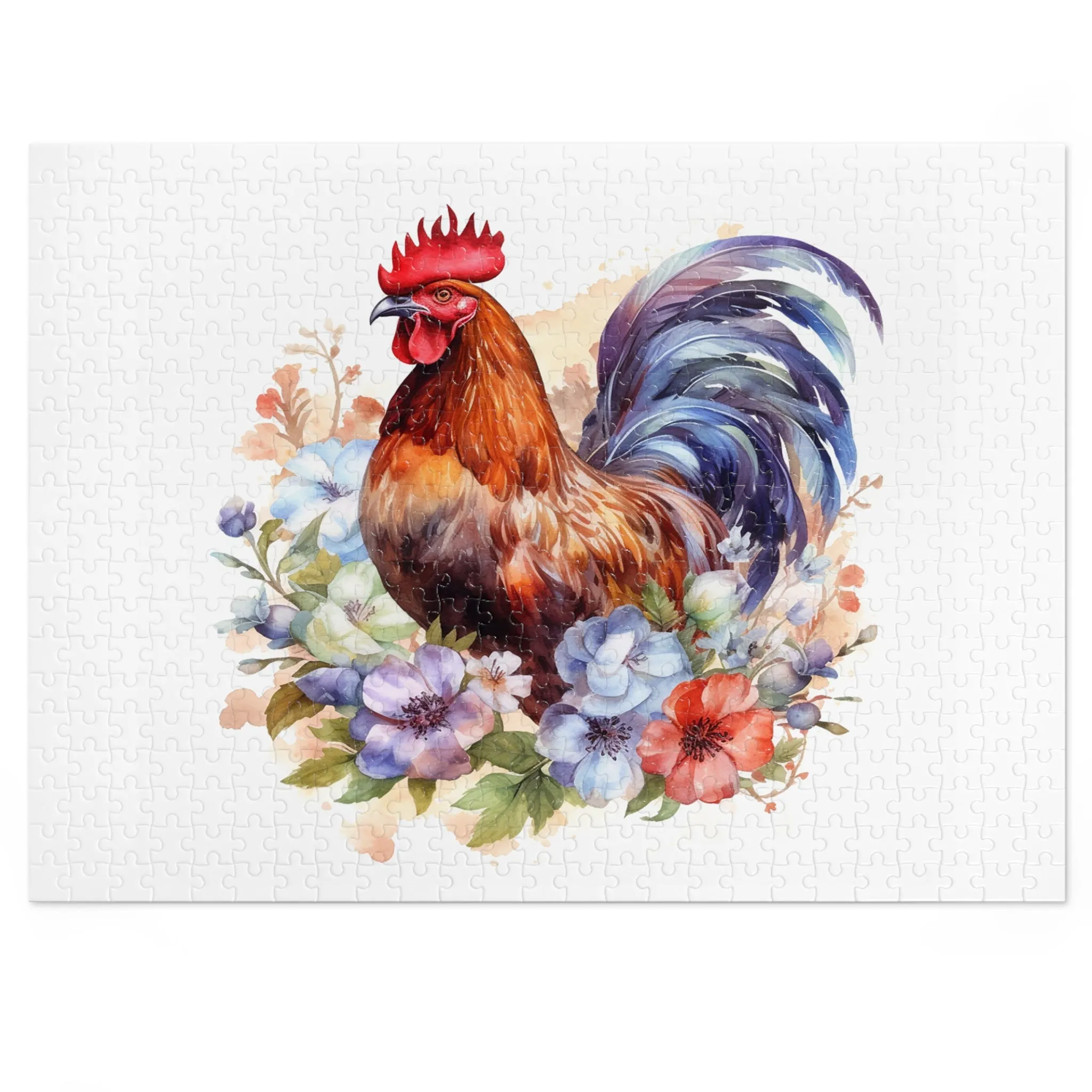 Jigsaw Puzzle, Chicken/Rooster, Personalised/Non-Personalised (30, 110, 252, 500,1000-Piece)