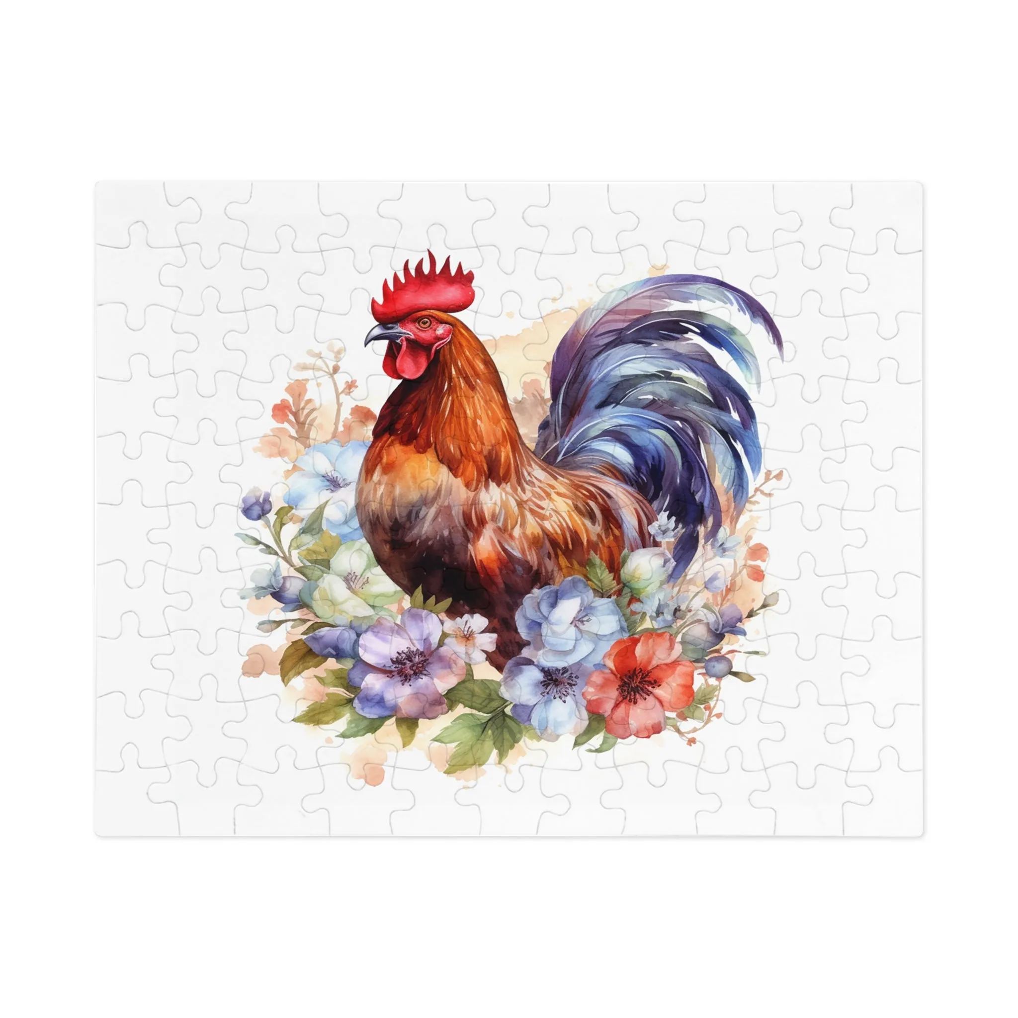 Jigsaw Puzzle, Chicken/Rooster, Personalised/Non-Personalised (30, 110, 252, 500,1000-Piece)