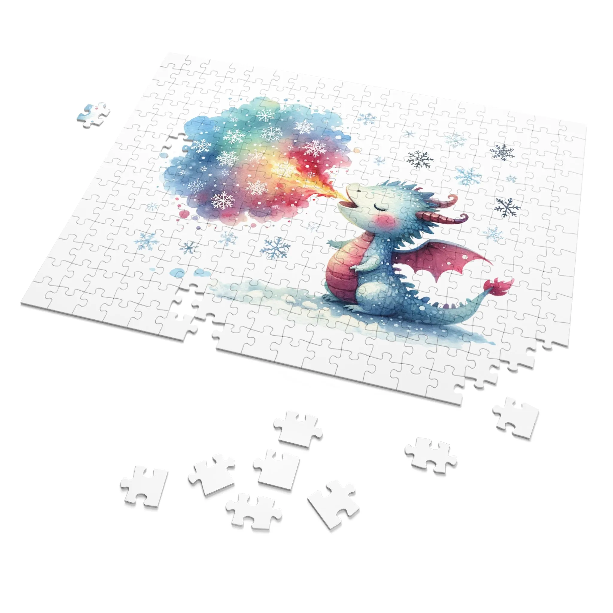 Jigsaw Puzzle, Dragon, Personalised/Non-Personalised (30, 110, 252, 500,1000-Piece)