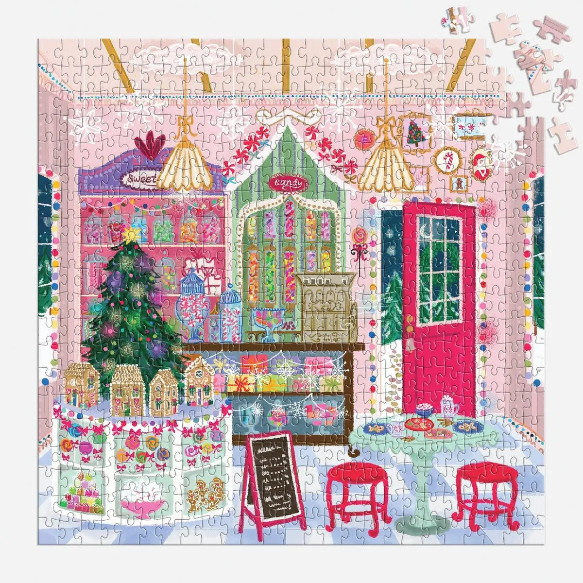 JOY LAFORME GINGERBREAD COTTAGE 500PC PUZZLE