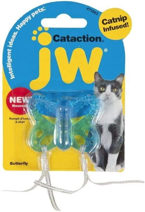 JW Pet Cataction Catnip Infused Butterfly Interactive Cat Toy  - 1 count