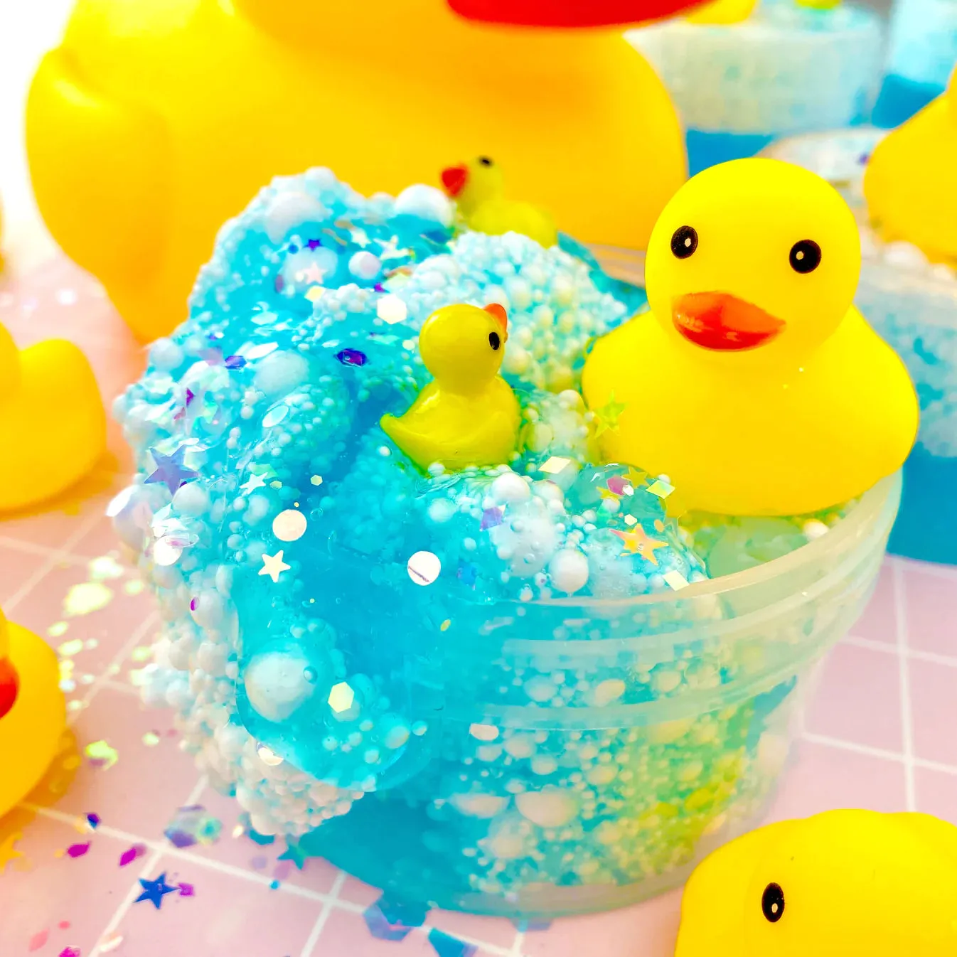 Kawaii Slime: Squeaky Clean Bubble Bath Floam Slime