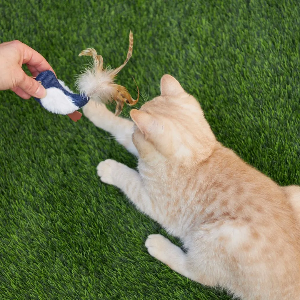 Kazoo Chirpy Bird Cat Toy