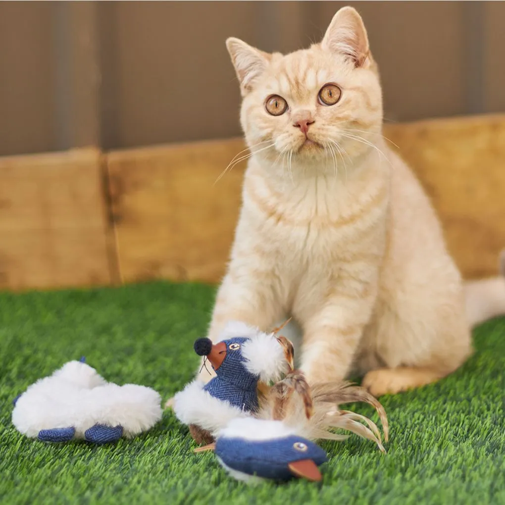 Kazoo Chirpy Bird Cat Toy