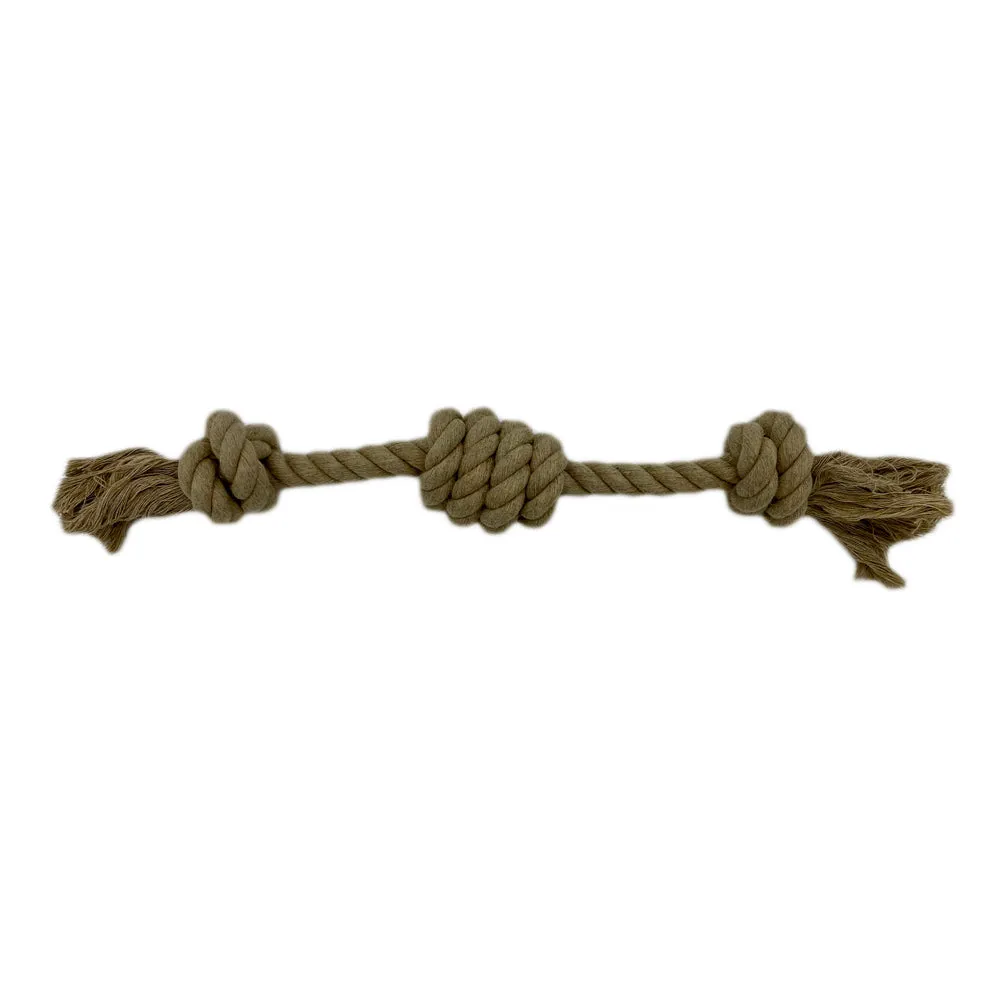 Knotted Hemp Rope Dog Chew Toys