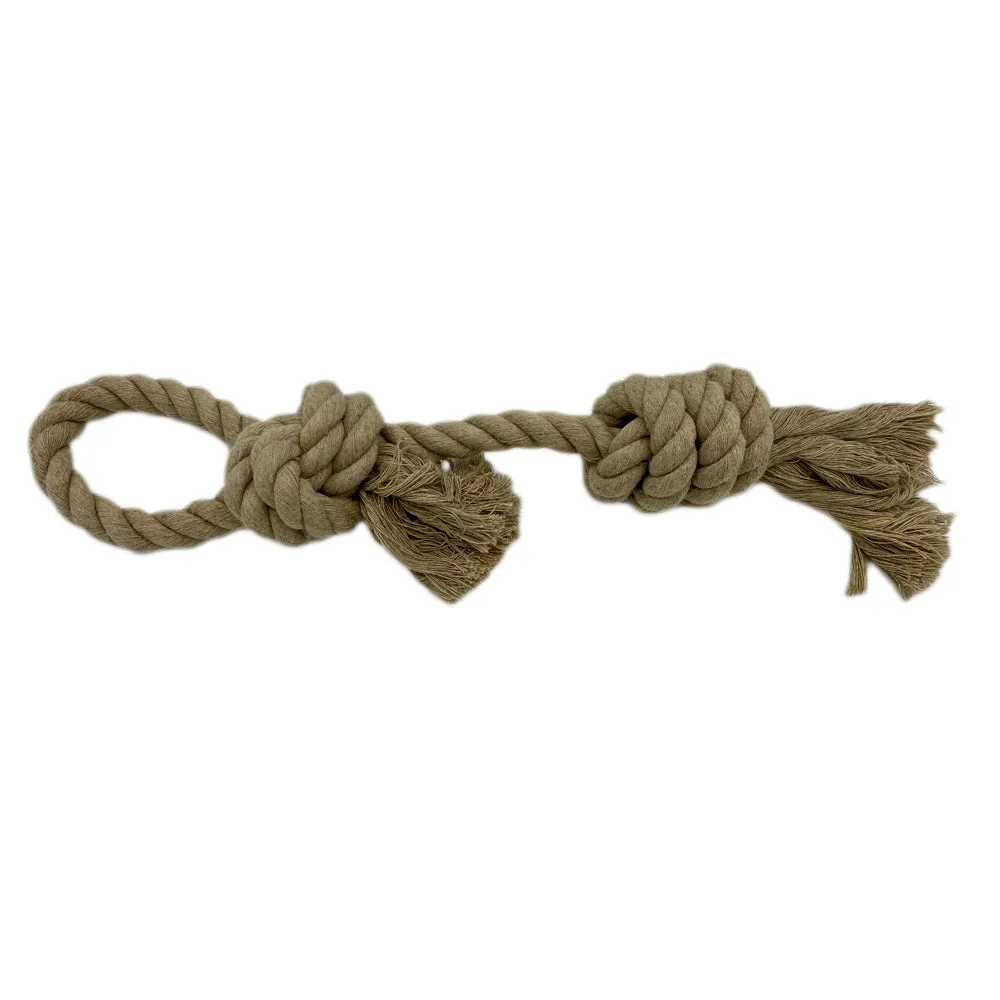 Knotted Hemp Rope Dog Chew Toys