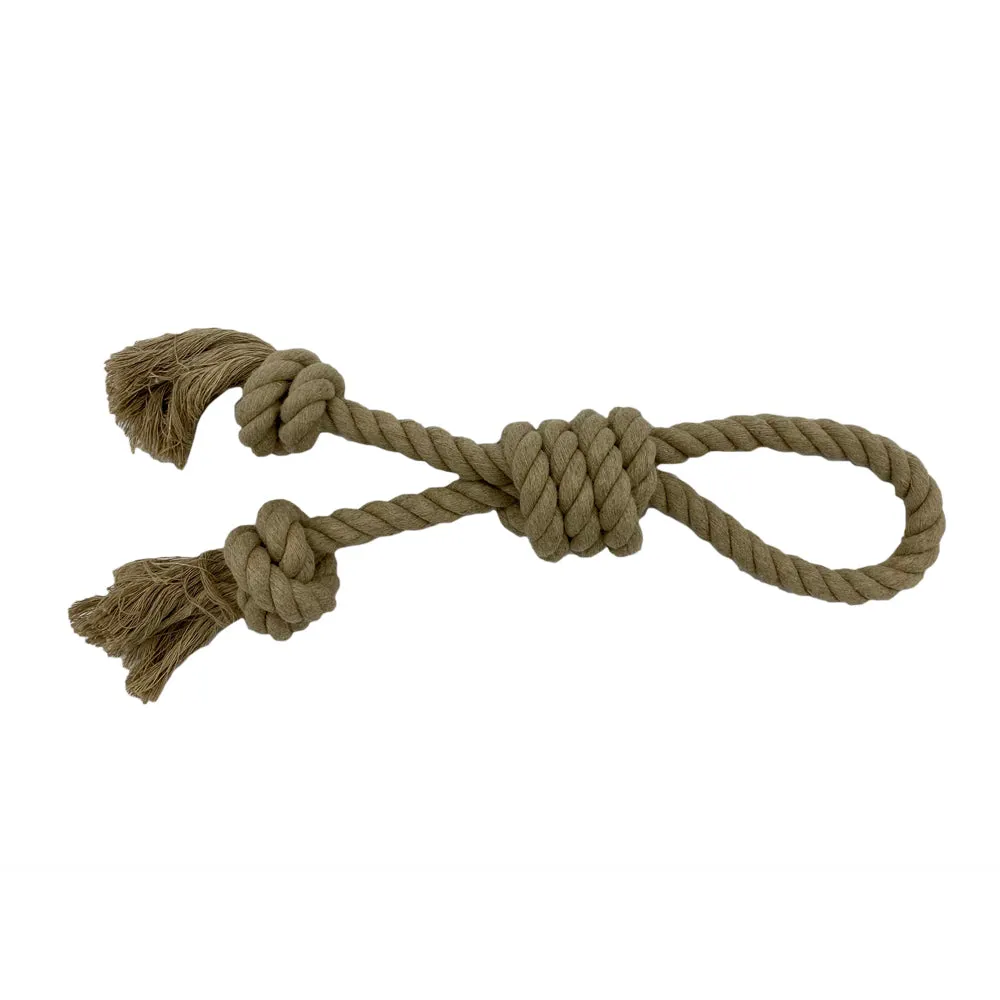 Knotted Hemp Rope Dog Chew Toys