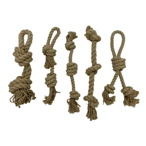 Knotted Hemp Rope Dog Chew Toys