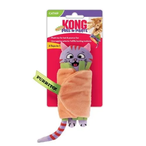 KONG Pull-A-Partz Purrito Cat Toy