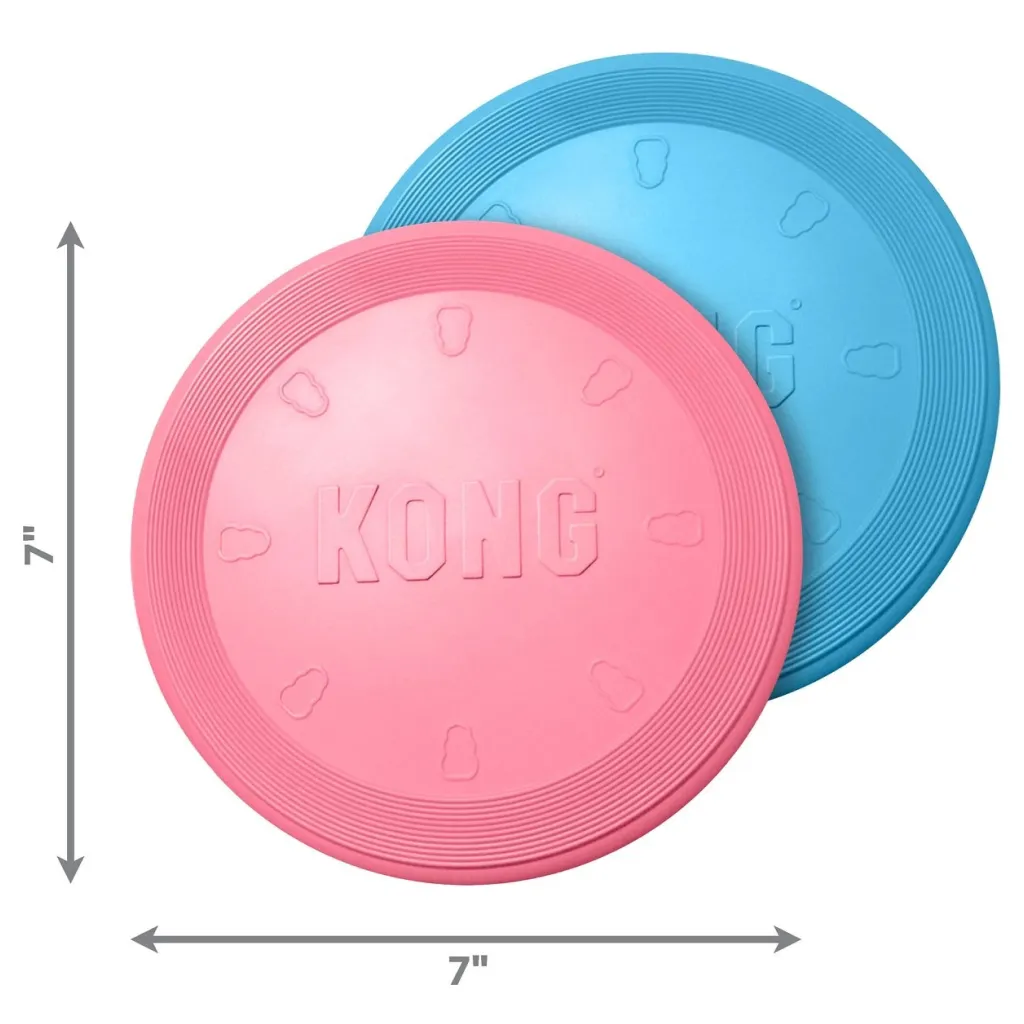 Kong Puppy Flyer Toy for Dogs (Color Varies)