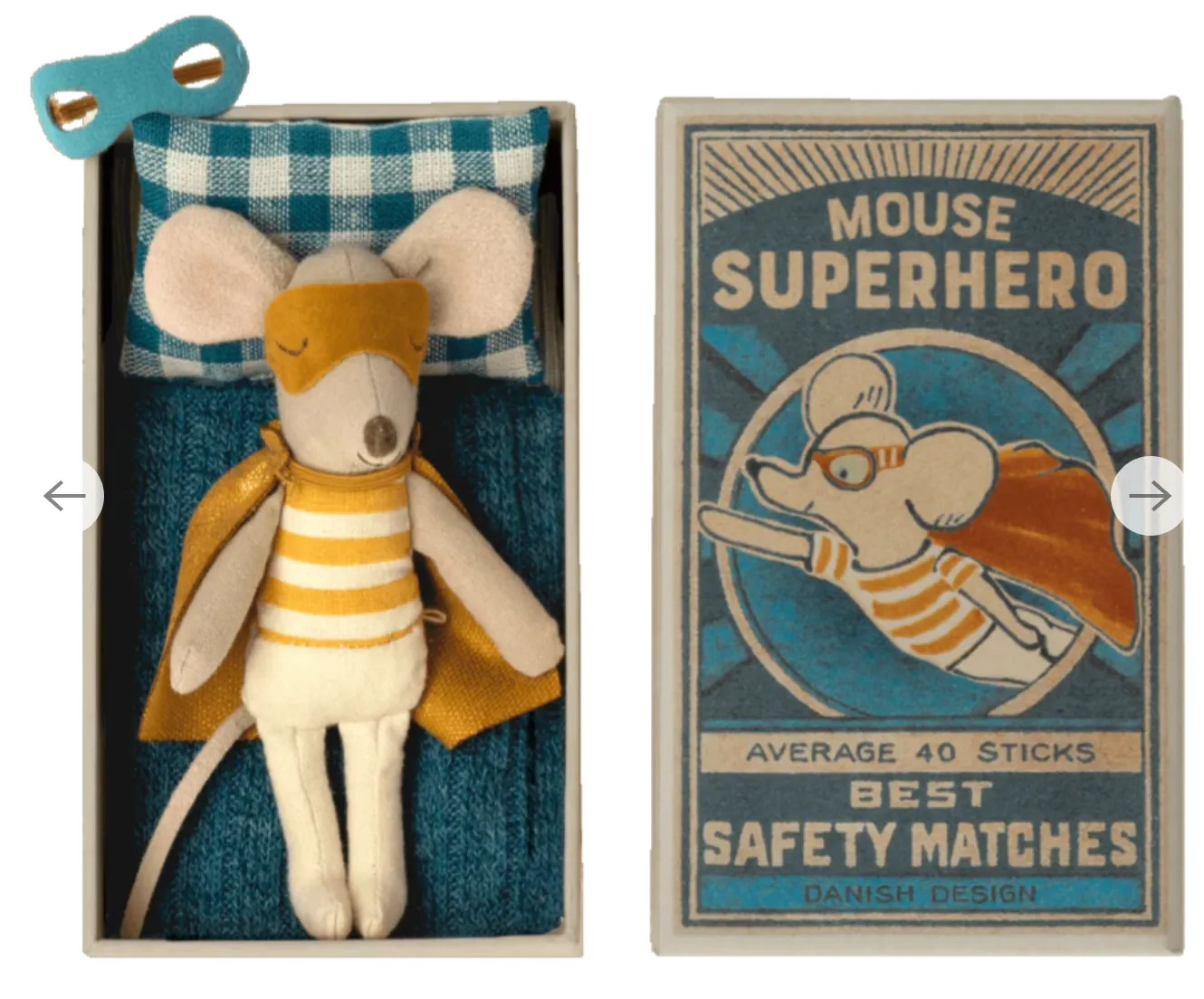 Maileg Super Hero Mouse Little Brother