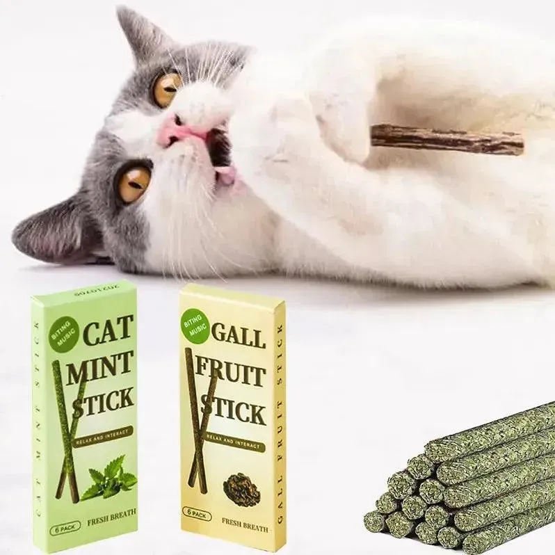 Natural Cat Mint Sticks Catnip Chews