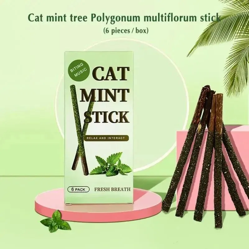 Natural Cat Mint Sticks Catnip Chews