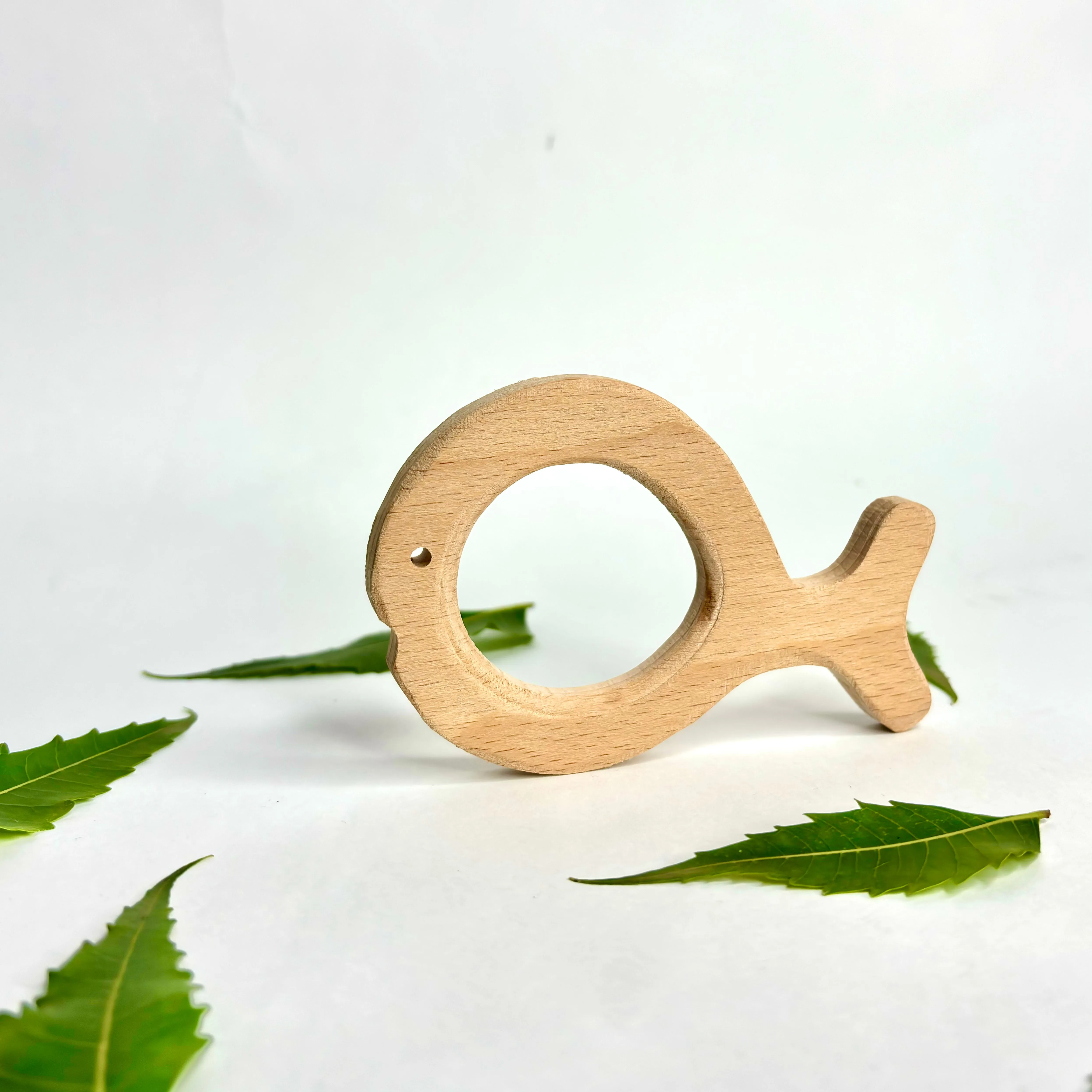 Neem Wood Teether Fish