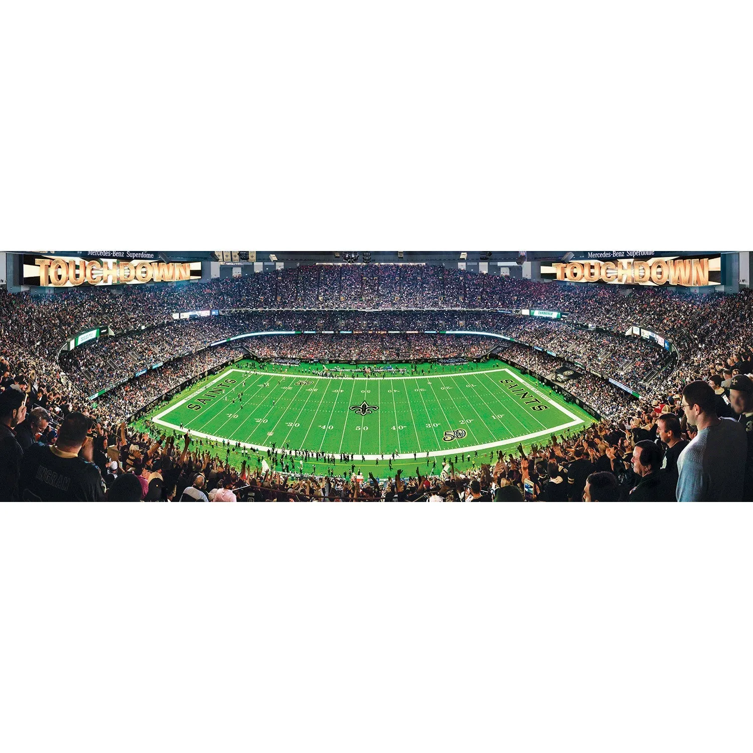 New Orleans Saints - 1000 Piece Panoramic Jigsaw Puzzle