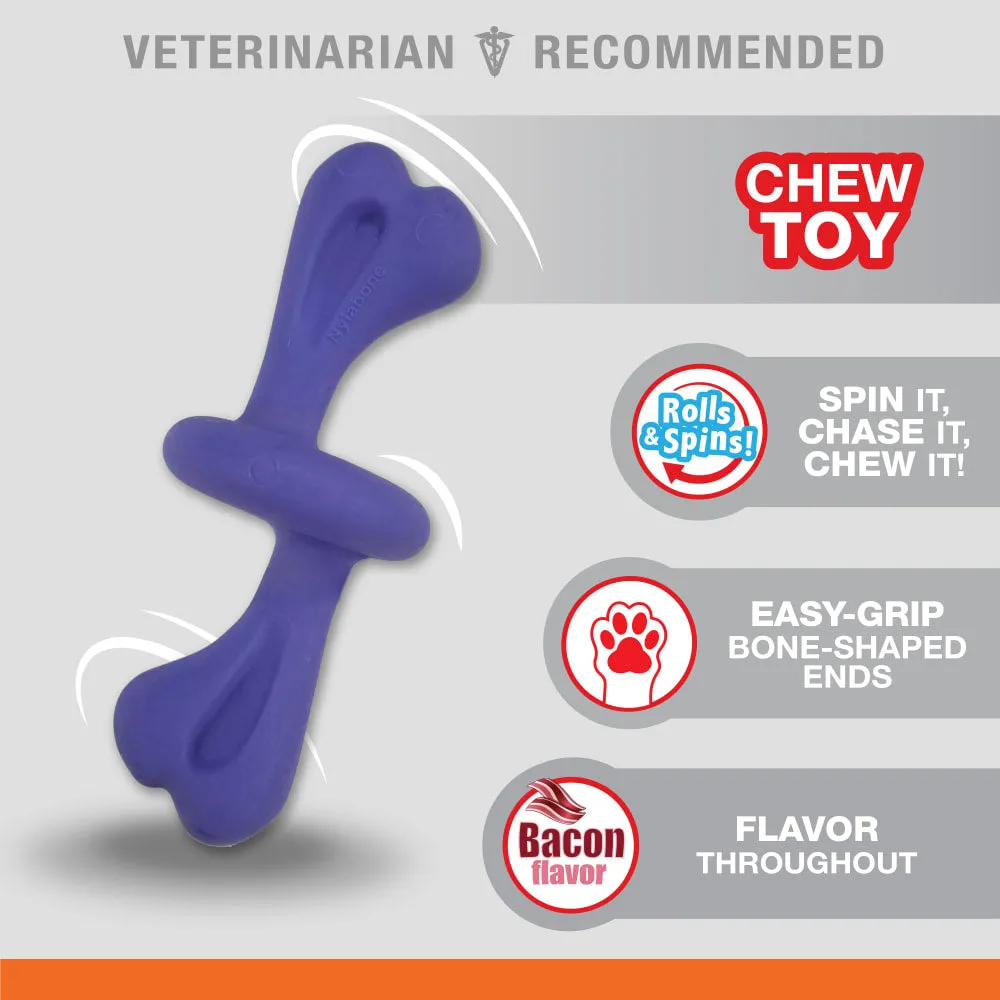 Nylabone - Power Chew Rolling Dog Toy (Bacon Falvor)