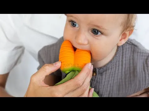 Oli & Carol Kendall the Kale Mini Doudou Baby Teether