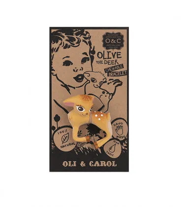 Oli and Carol Chewable Bracelet Olive the Deer