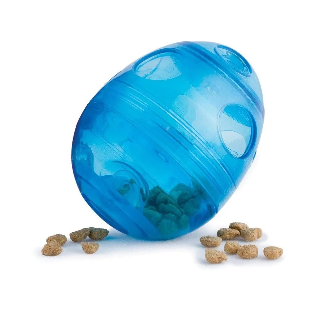 PetSafe Egg-Cersizer Treat Ball Interactive Cat Toy