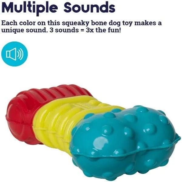 Petstages Multisqueak Bone