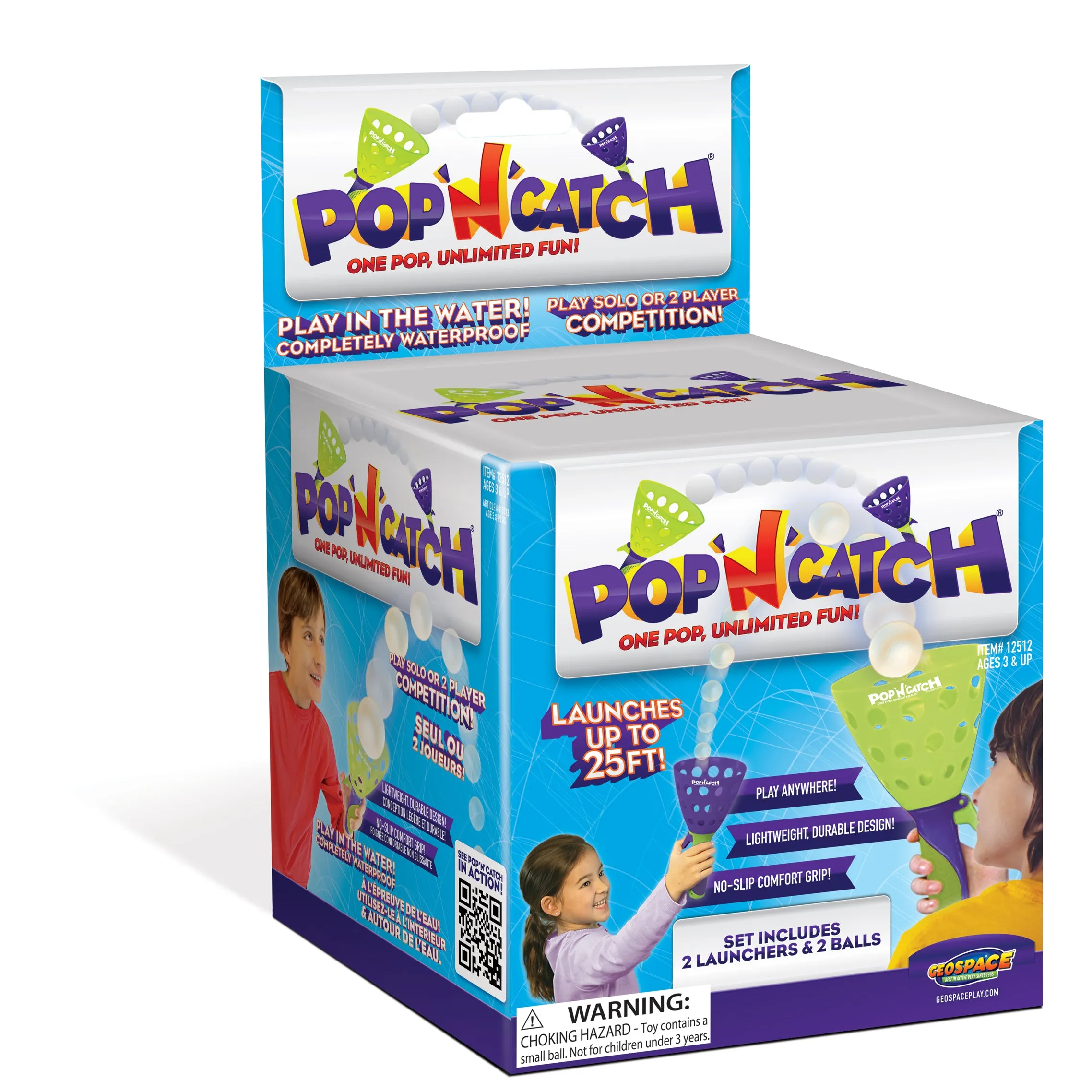 Pop 'N Catch Game - Launch & Catch Anywhere!