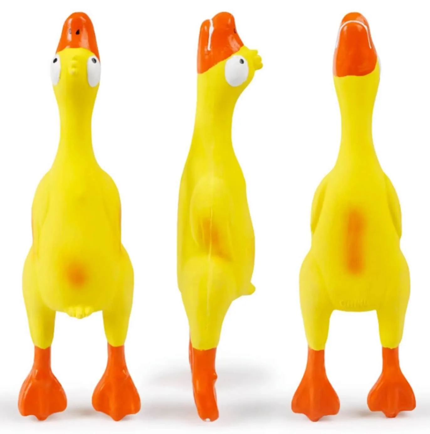 Rubber Duck Squeaky Latex Toy For Small Medium Large Dogs