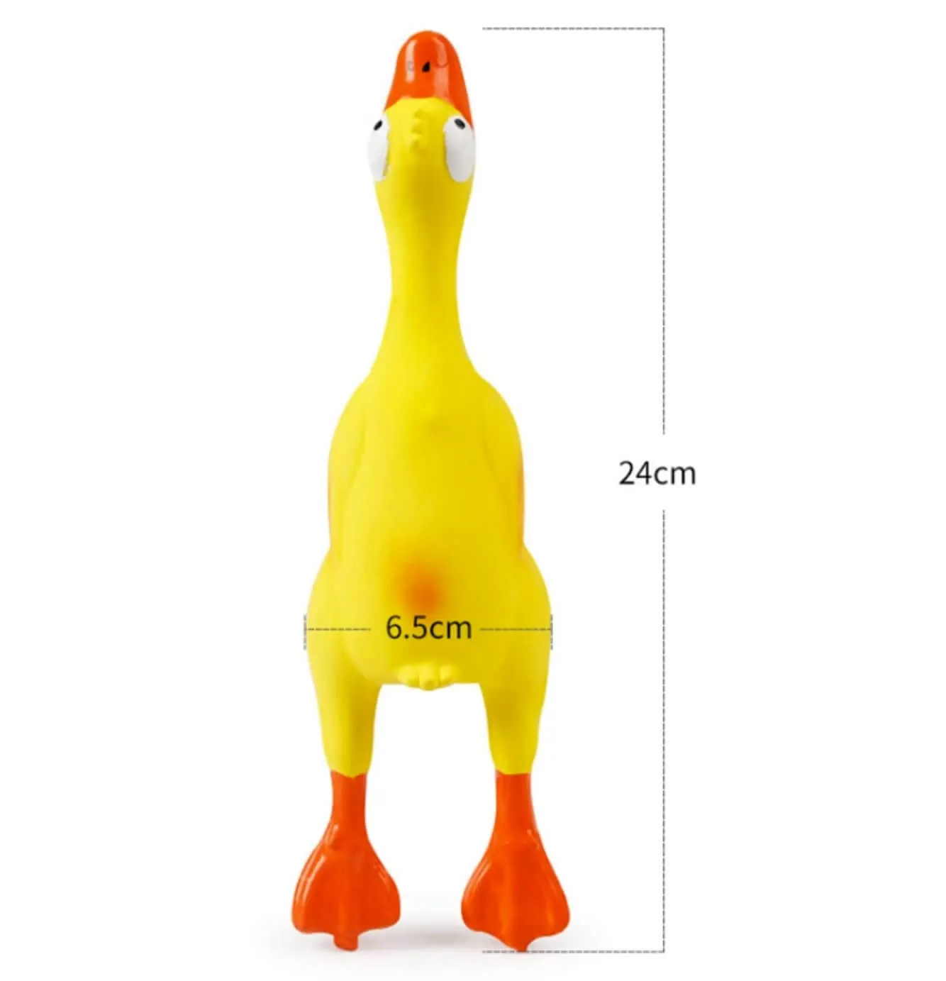 Rubber Duck Squeaky Latex Toy For Small Medium Large Dogs